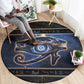 Egypt Eye Of Ra Round Carpet Galaxy Zodiac Universe