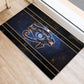 Egypt Eye Of Ra Rubber Doormat Galaxy Zodiac Universe