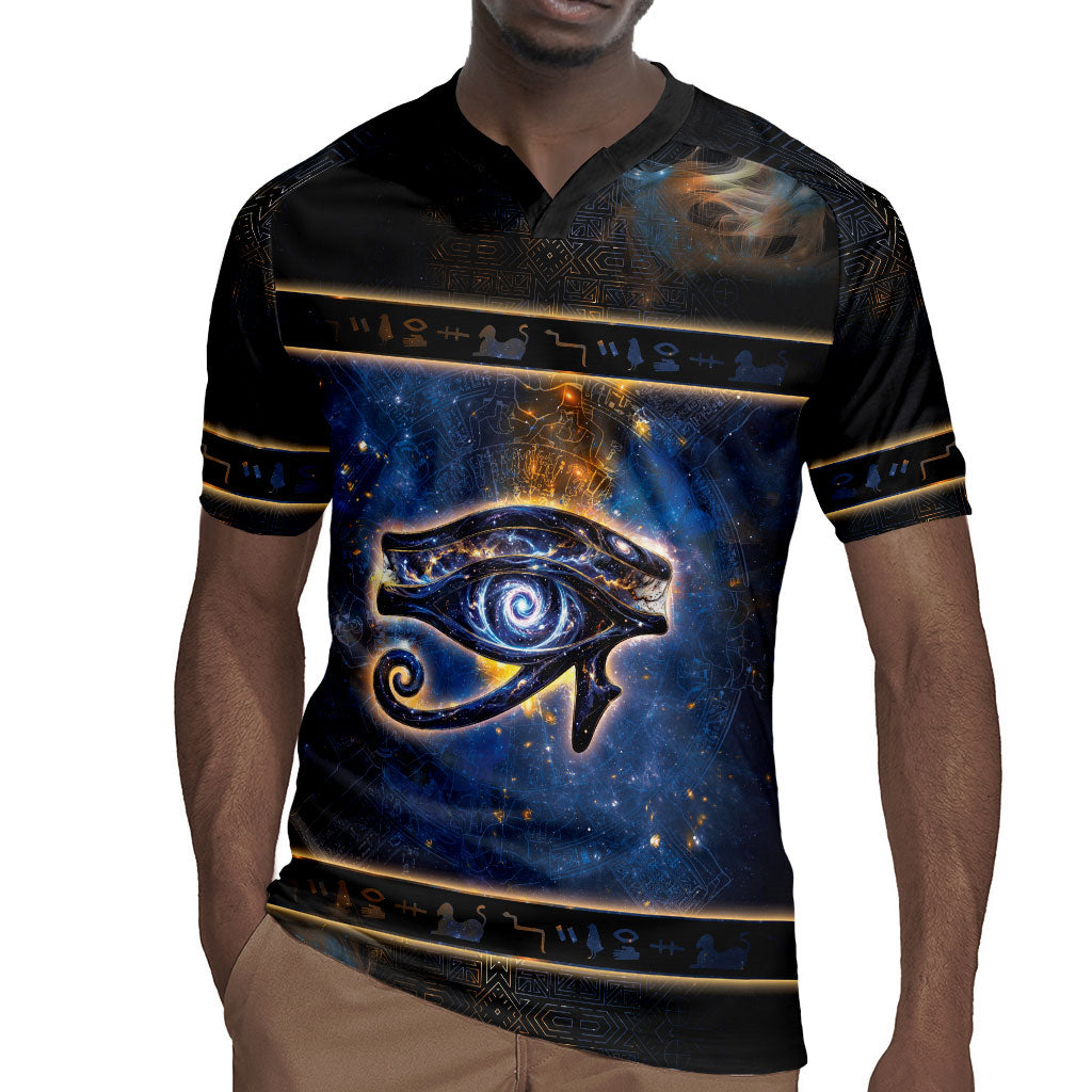 Egypt Eye Of Ra Rugby Jersey Galaxy Zodiac Universe