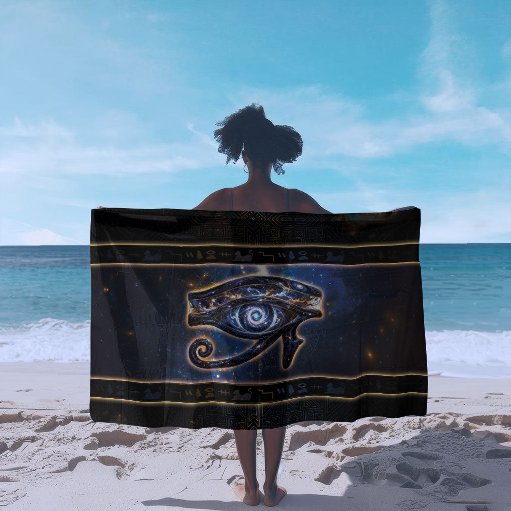 Egypt Eye Of Ra Sarong Galaxy Zodiac Universe
