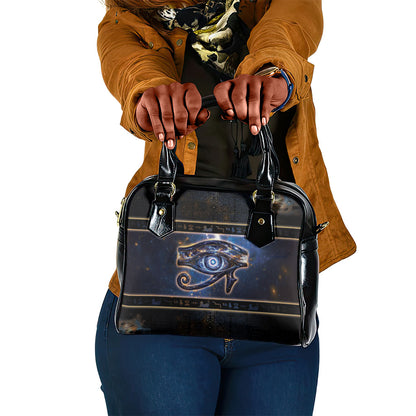 Egypt Eye Of Ra Shoulder Handbag Galaxy Zodiac Universe