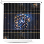 Egypt Eye Of Ra Shower Curtain Galaxy Zodiac Universe