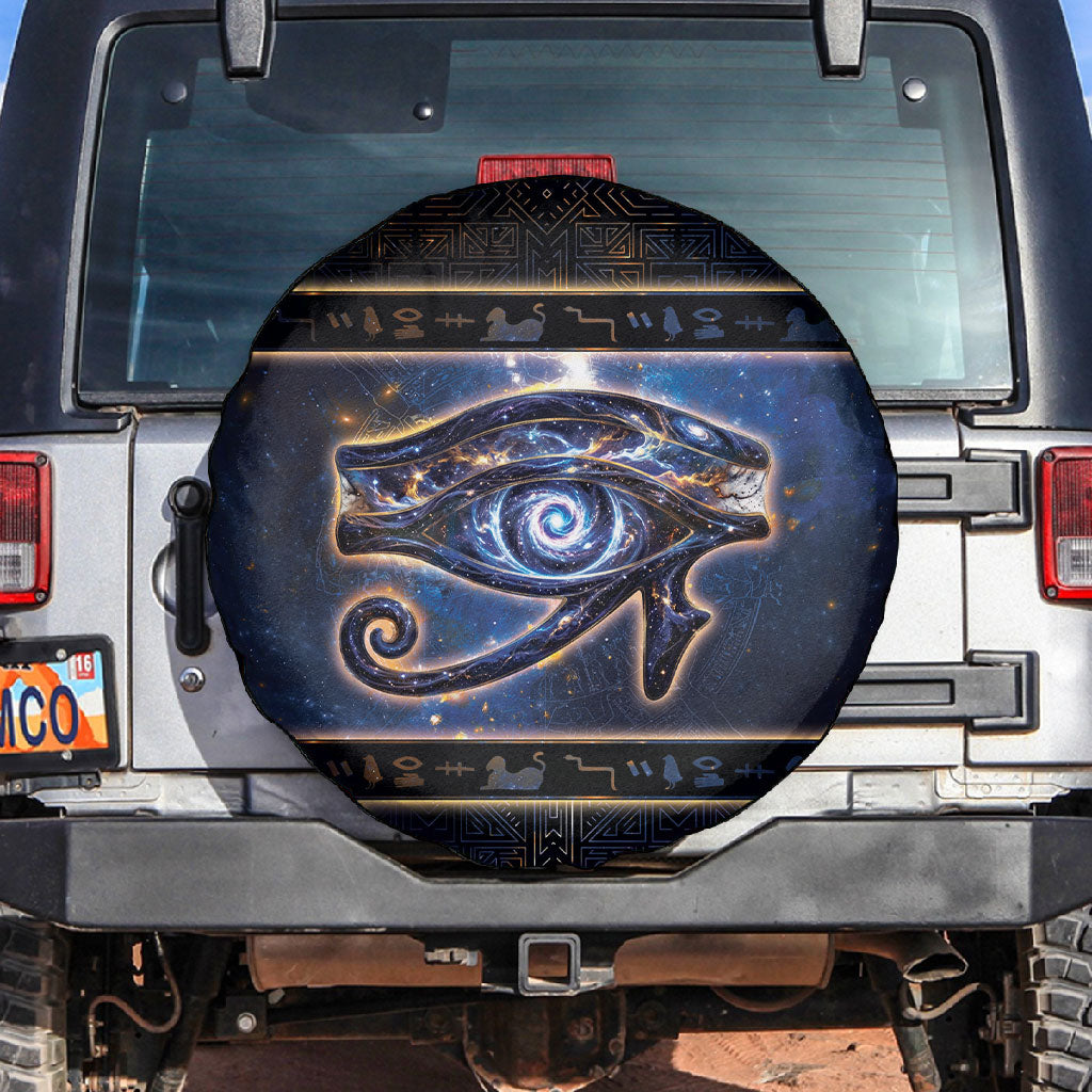 Egypt Eye Of Ra Spare Tire Cover Galaxy Zodiac Universe