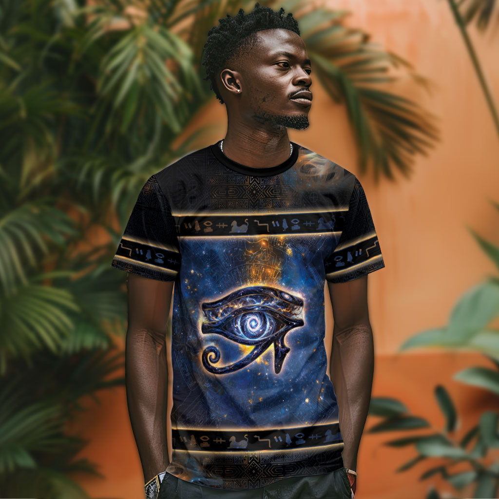 Egypt Eye Of Ra T shirt Galaxy Zodiac Universe