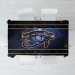 Egypt Eye Of Ra Tablecloth Galaxy Zodiac Universe