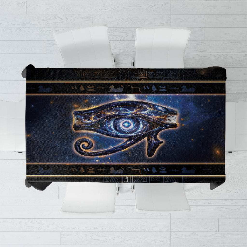 Egypt Eye Of Ra Tablecloth Galaxy Zodiac Universe