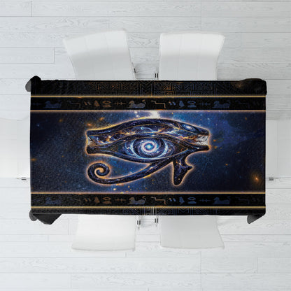 Egypt Eye Of Ra Tablecloth Galaxy Zodiac Universe
