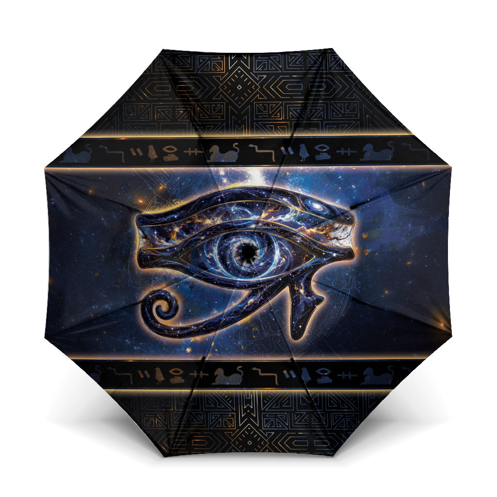 Egypt Eye Of Ra Umbrella Galaxy Zodiac Universe