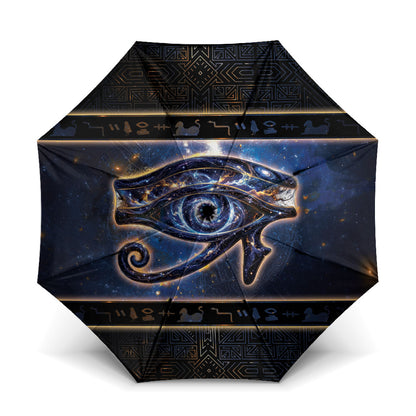 Egypt Eye Of Ra Umbrella Galaxy Zodiac Universe
