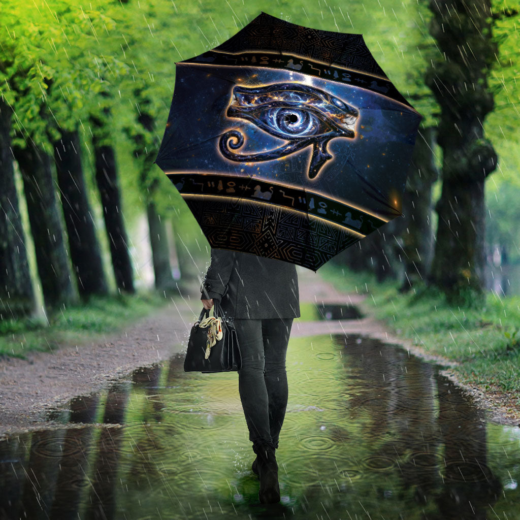Egypt Eye Of Ra Umbrella Galaxy Zodiac Universe