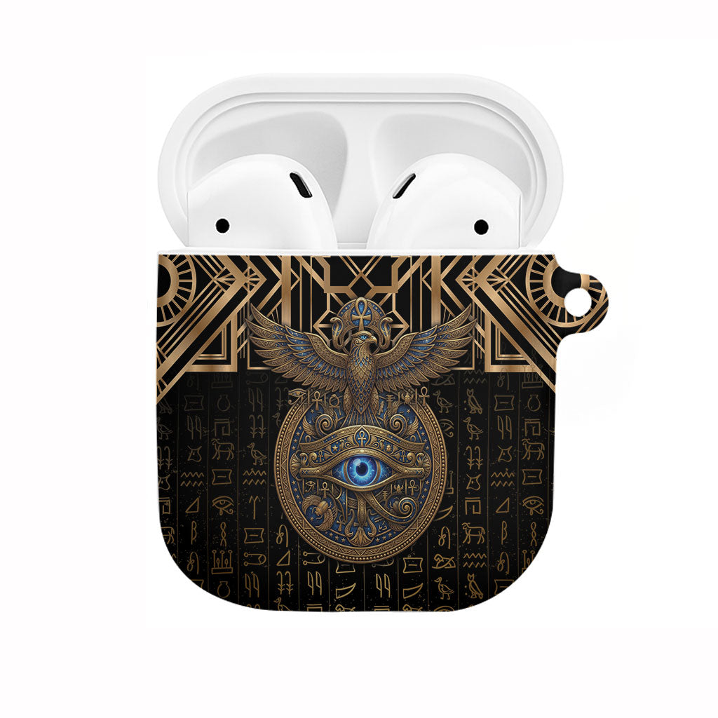 Egypt Eye of Horus AirPods Case Hieroglyphics Patterns Retro Style