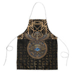 Egypt Eye of Horus Apron Hieroglyphics Patterns Retro Style