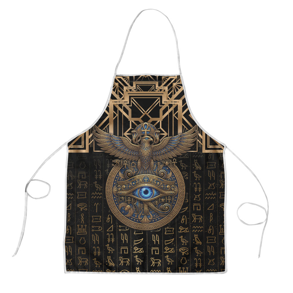 Egypt Eye of Horus Apron Hieroglyphics Patterns Retro Style