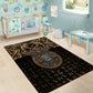 Egypt Eye of Horus Area Rug Hieroglyphics Patterns Retro Style