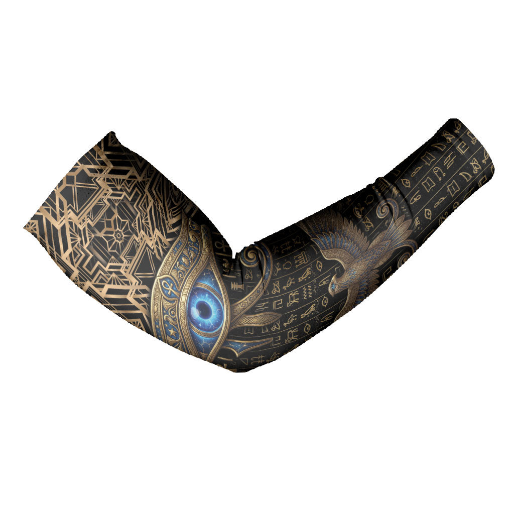 Egypt Eye of Horus Arm Sleeves Hieroglyphics Patterns Retro Style