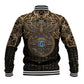 Egypt Eye of Horus Baseball Jacket Hieroglyphics Patterns Retro Style