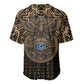 Egypt Eye of Horus Baseball Jersey Hieroglyphics Patterns Retro Style