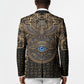 Egypt Eye of Horus Blazer Hieroglyphics Patterns Retro Style