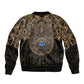 Egypt Eye of Horus Bomber Jacket Hieroglyphics Patterns Retro Style