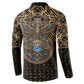 Egypt Eye of Horus Button Sweatshirt Hieroglyphics Patterns Retro Style