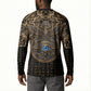 Egypt Eye of Horus Button Sweatshirt Hieroglyphics Patterns Retro Style