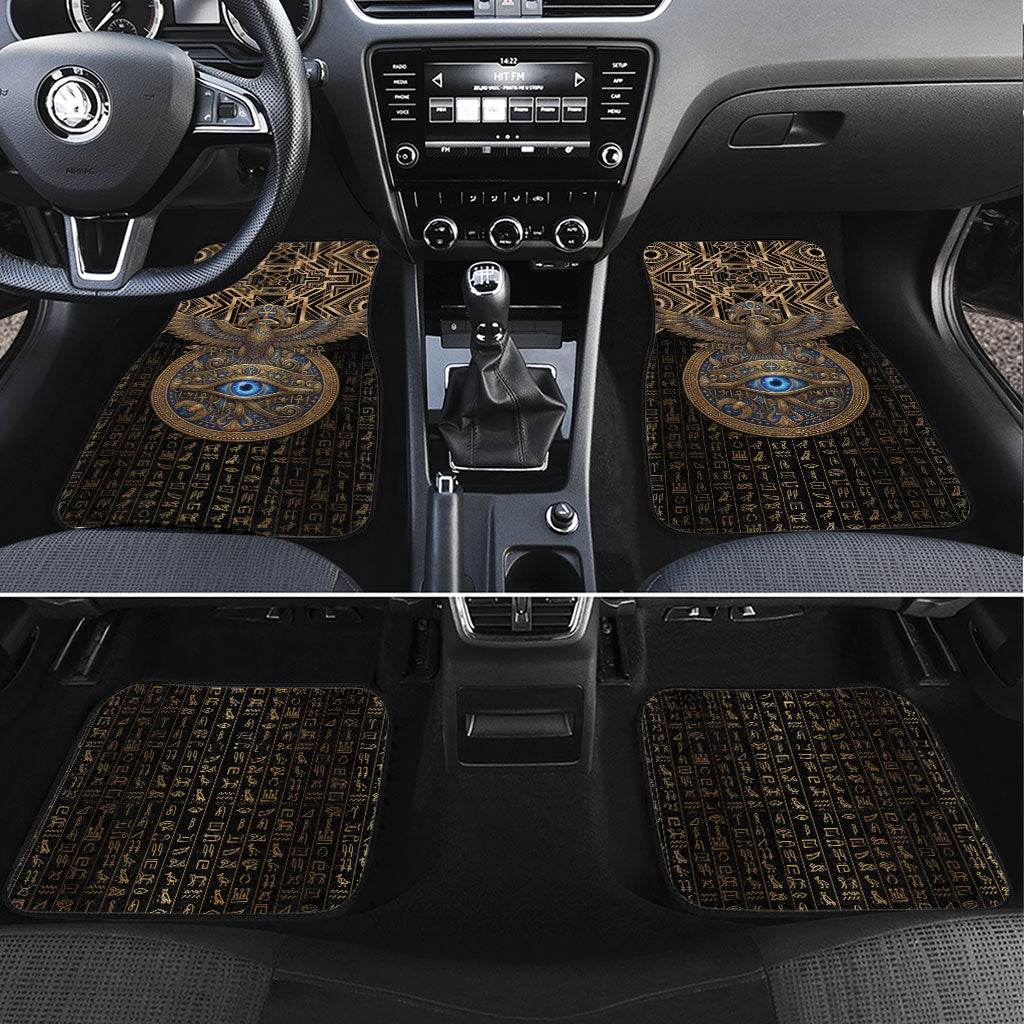 Egypt Eye of Horus Car Mats Hieroglyphics Patterns Retro Style