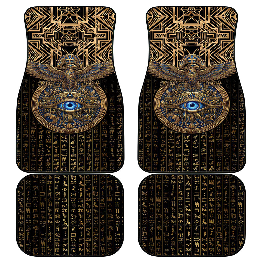 Egypt Eye of Horus Car Mats Hieroglyphics Patterns Retro Style