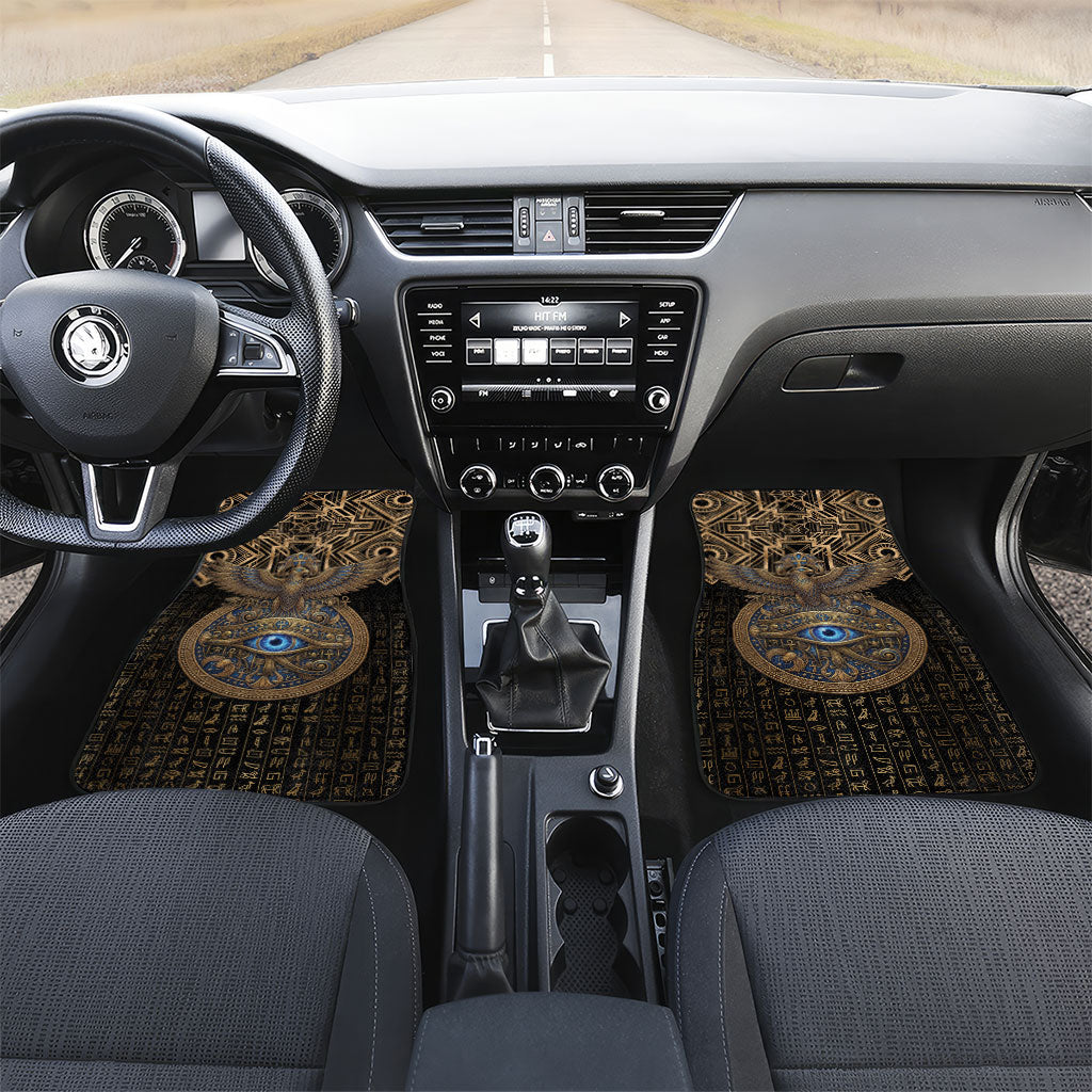 Egypt Eye of Horus Car Mats Hieroglyphics Patterns Retro Style