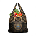 Egypt Eye of Horus Grocery Bag Hieroglyphics Patterns Retro Style