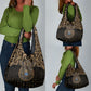 Egypt Eye of Horus Grocery Bag Hieroglyphics Patterns Retro Style