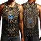 Egypt Eye of Horus Men Tank Top Hieroglyphics Patterns Retro Style