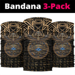 Egypt Eye of Horus Neck Gaiter Hieroglyphics Patterns Retro Style