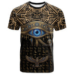 Egypt Eye of Horus T shirt Hieroglyphics Patterns Retro Style