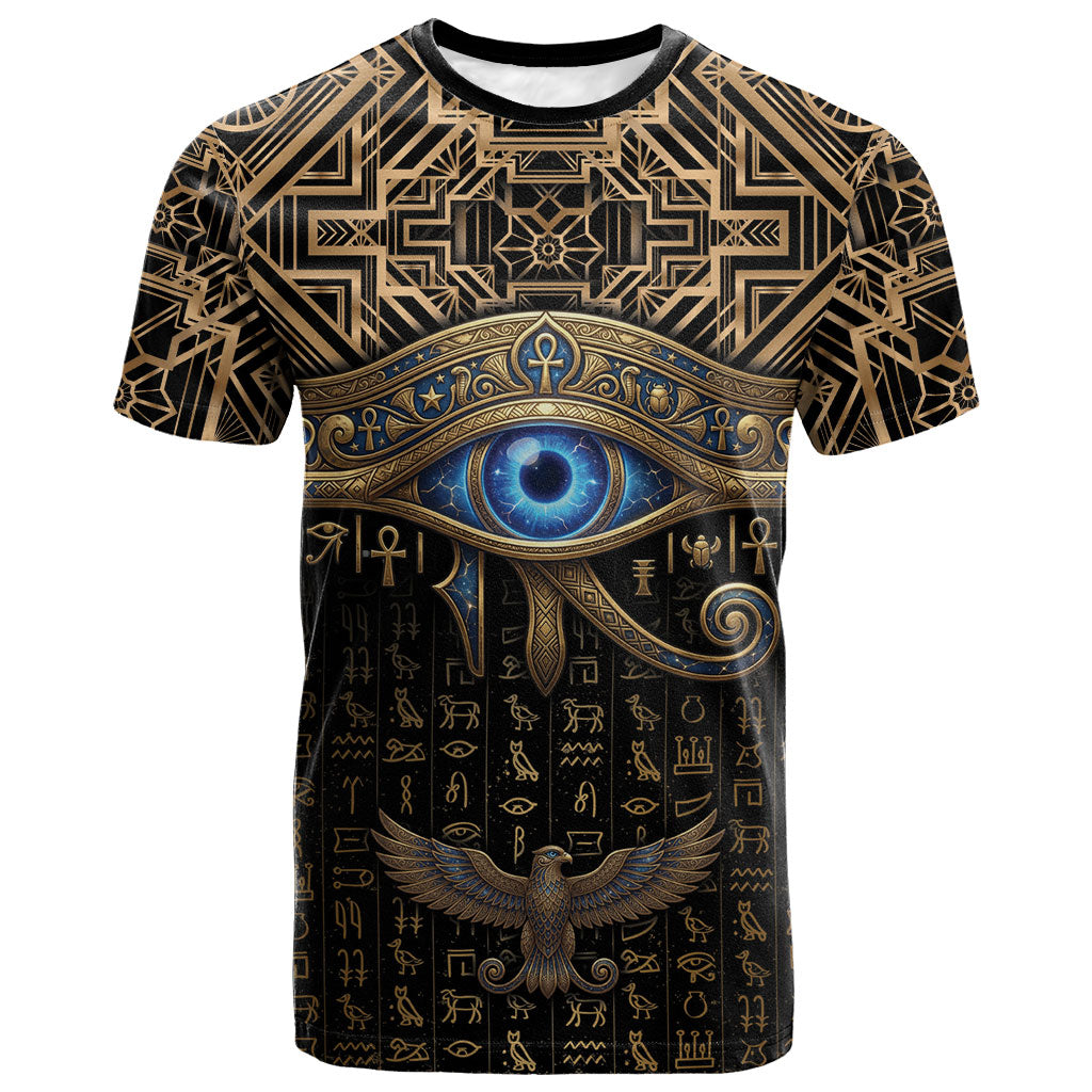 Egypt Eye of Horus T shirt Hieroglyphics Patterns Retro Style