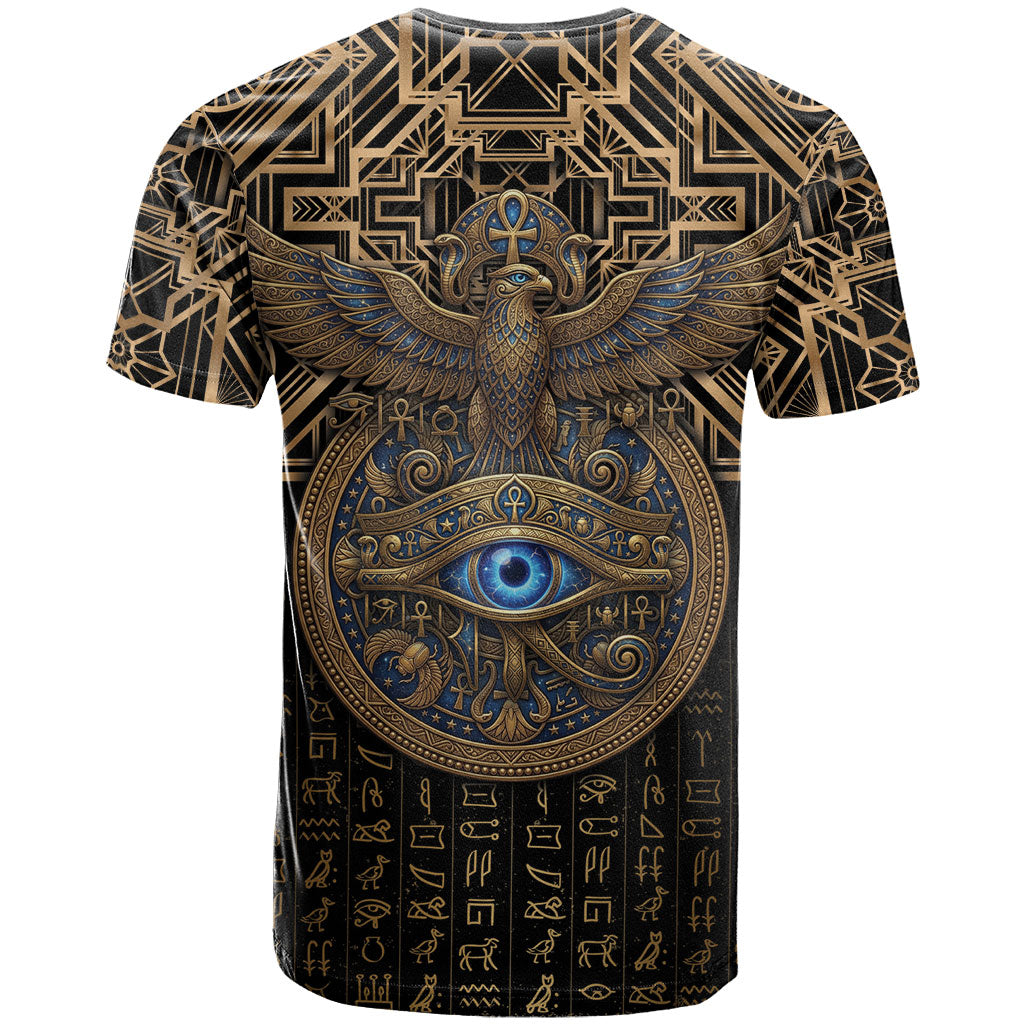 Egypt Eye of Horus T shirt Hieroglyphics Patterns Retro Style
