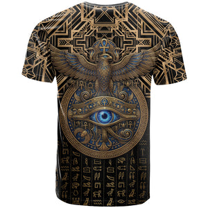 Egypt Eye of Horus T shirt Hieroglyphics Patterns Retro Style