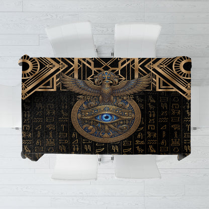 Egypt Eye of Horus Tablecloth Hieroglyphics Patterns Retro Style