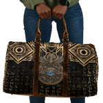 Egypt Eye of Horus Travel Bag Hieroglyphics Patterns Retro Style