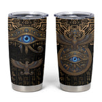 Egypt Eye of Horus Tumbler Cup Hieroglyphics Patterns Retro Style