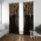 Egypt Eye of Horus Window Curtain Hieroglyphics Patterns Retro Style