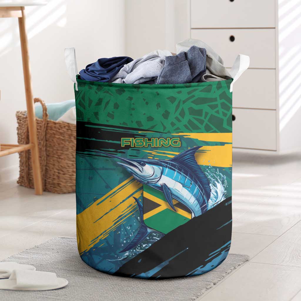 Afro-Jamaicans Fishing Laundry Basket Blue Marlin Fish
