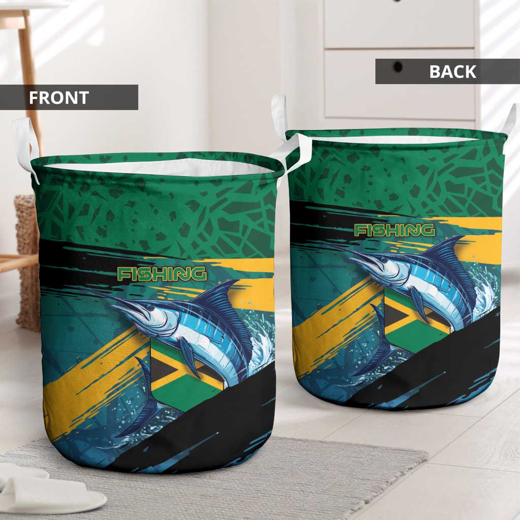 Afro-Jamaicans Fishing Laundry Basket Blue Marlin Fish