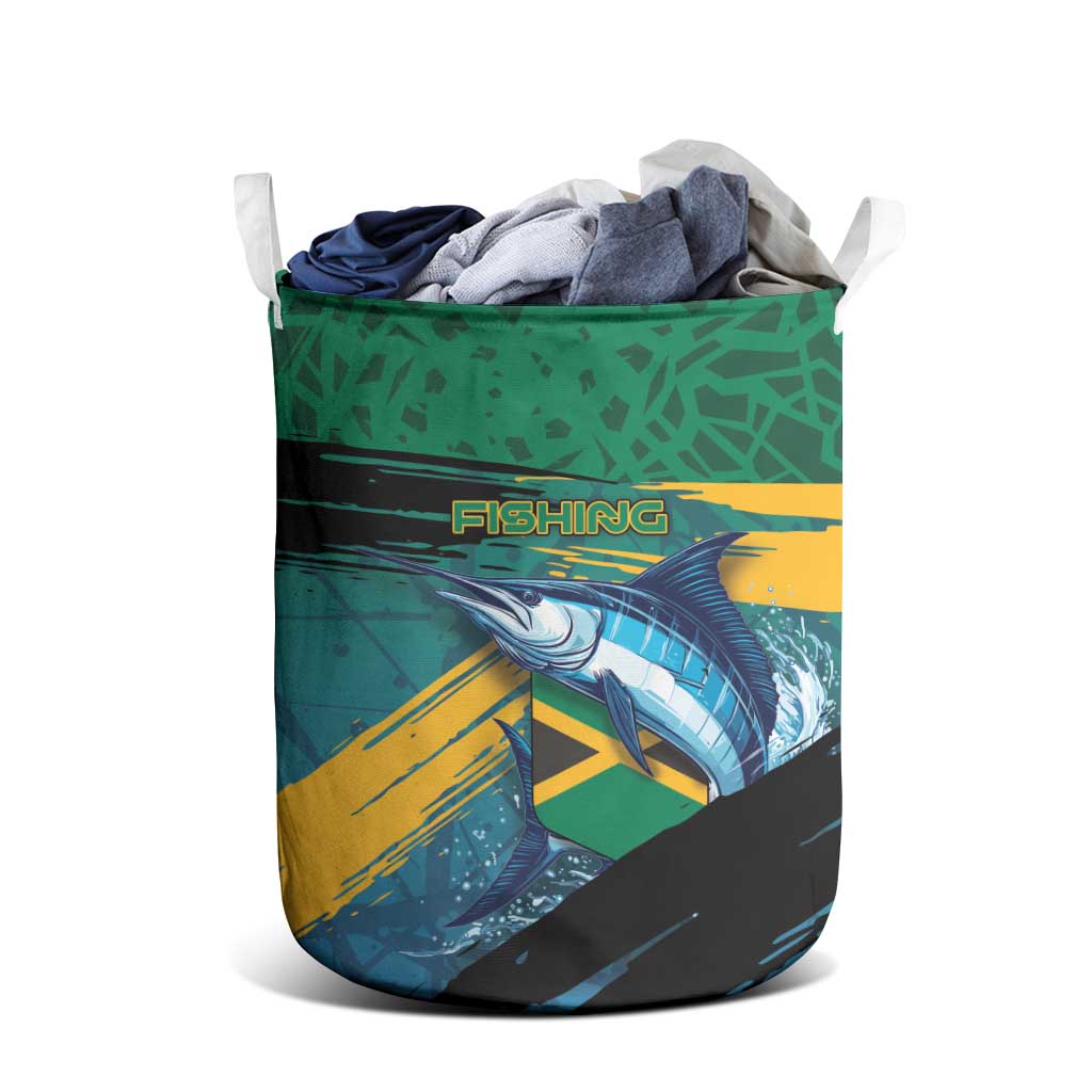 Afro-Jamaicans Fishing Laundry Basket Blue Marlin Fish