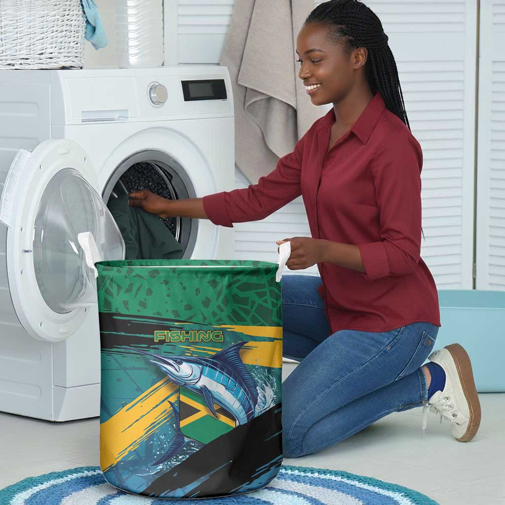 Afro-Jamaicans Fishing Laundry Basket Blue Marlin Fish