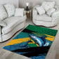 Afro-Jamaicans Fishing Area Rug Blue Marlin Fish