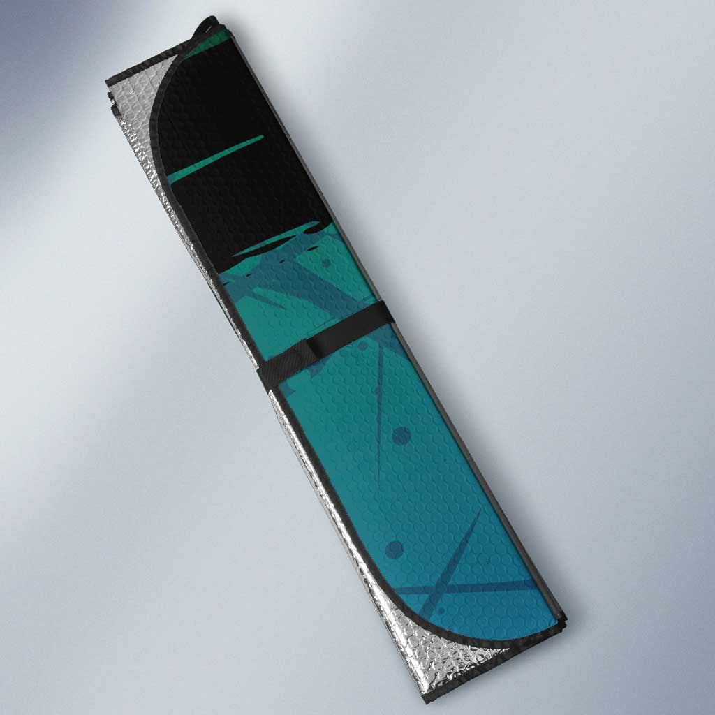 Afro-Jamaicans Fishing Auto Sun Shade Blue Marlin Fish
