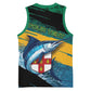 Personalized Afro-Jamaicans Fishing Basketball Jersey Blue Marlin Fish