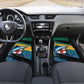 Personalized Afro-Jamaicans Fishing Car Mats Blue Marlin Fish