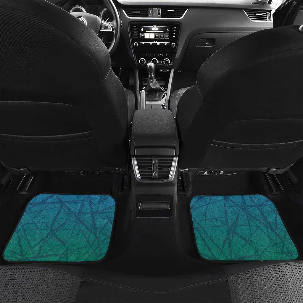 Personalized Afro-Jamaicans Fishing Car Mats Blue Marlin Fish