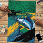 Afro-Jamaicans Fishing Puzzle Blue Marlin Fish